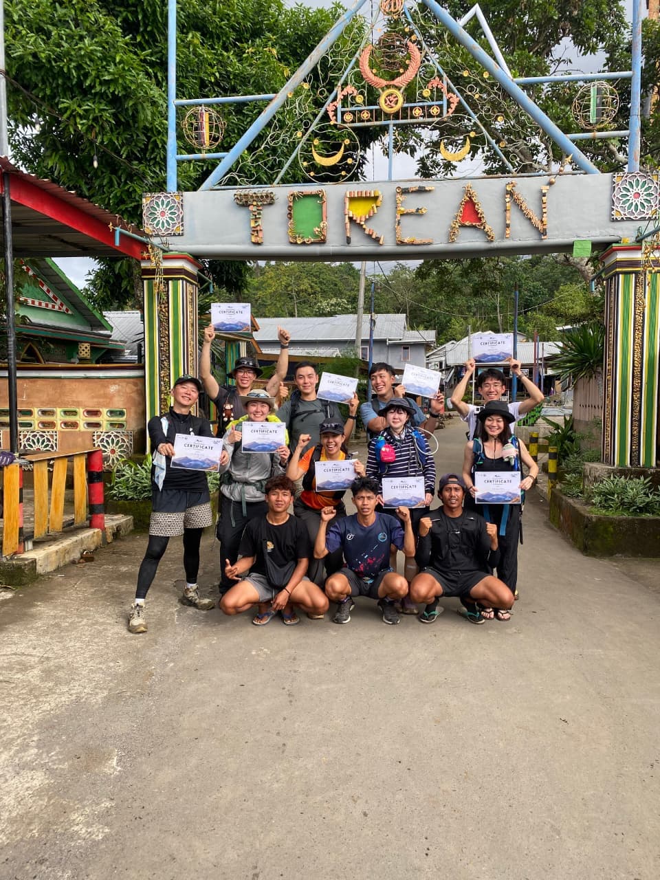 Mount Rinjani Trekking Tour Group at Summit 1